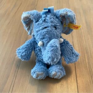Steiff Blue Elephant 7” Cuddly Friends Earz Plush Toy Sensory